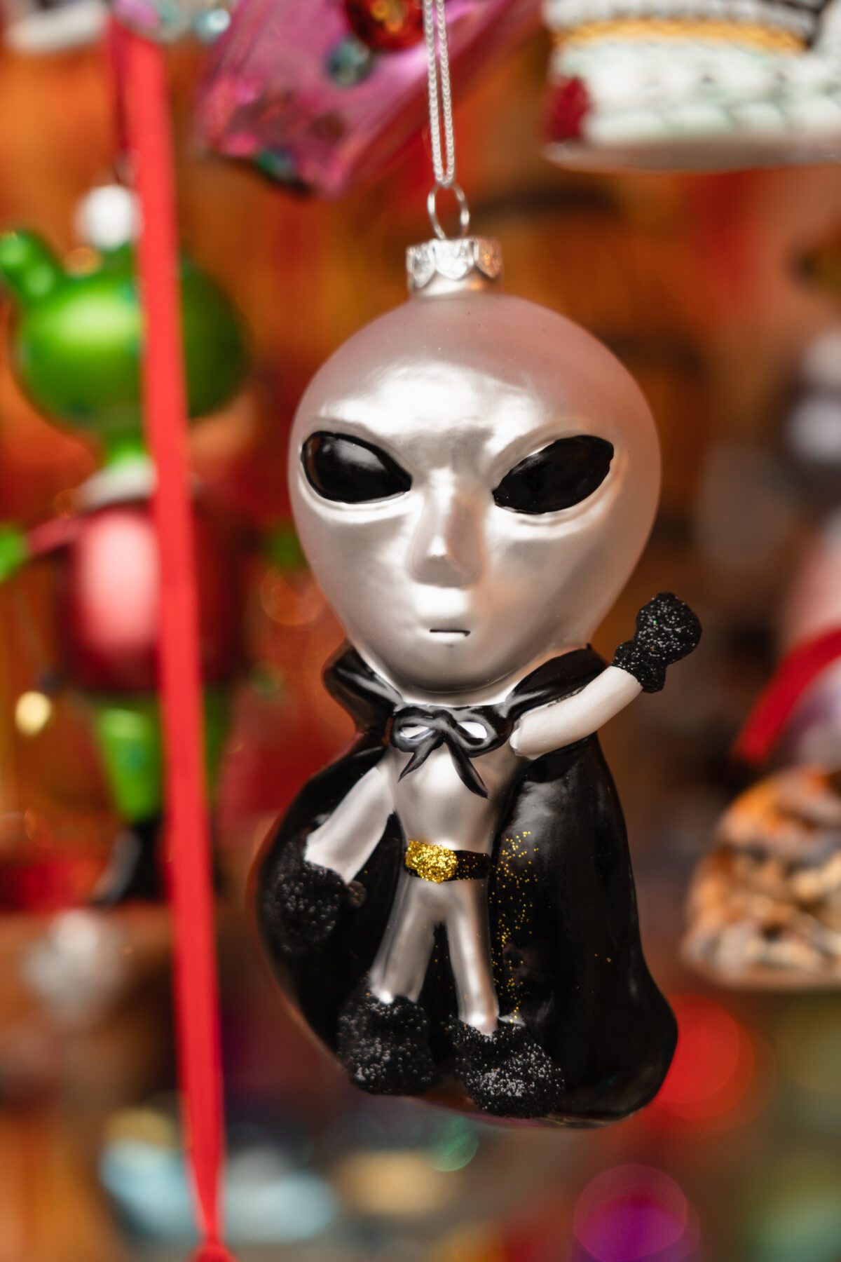 Alien Christmas ornament