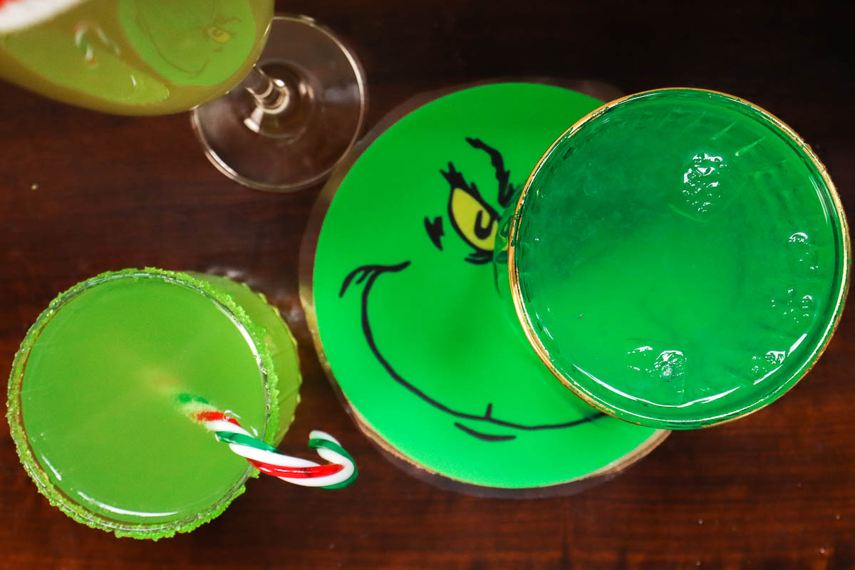 Grinch cocktails