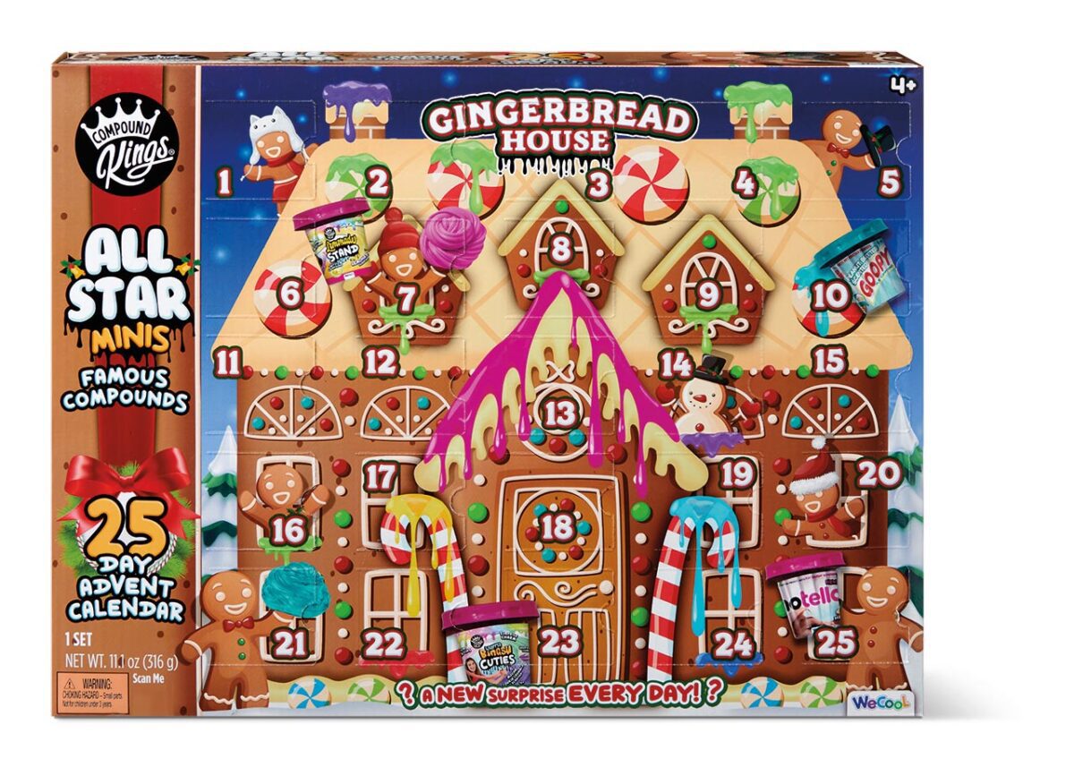 Compound Kings Slime Advent Calendar Gingerbread House