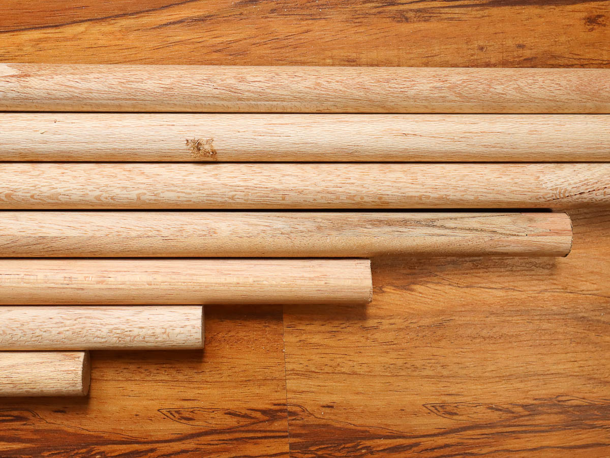 Wood dowels