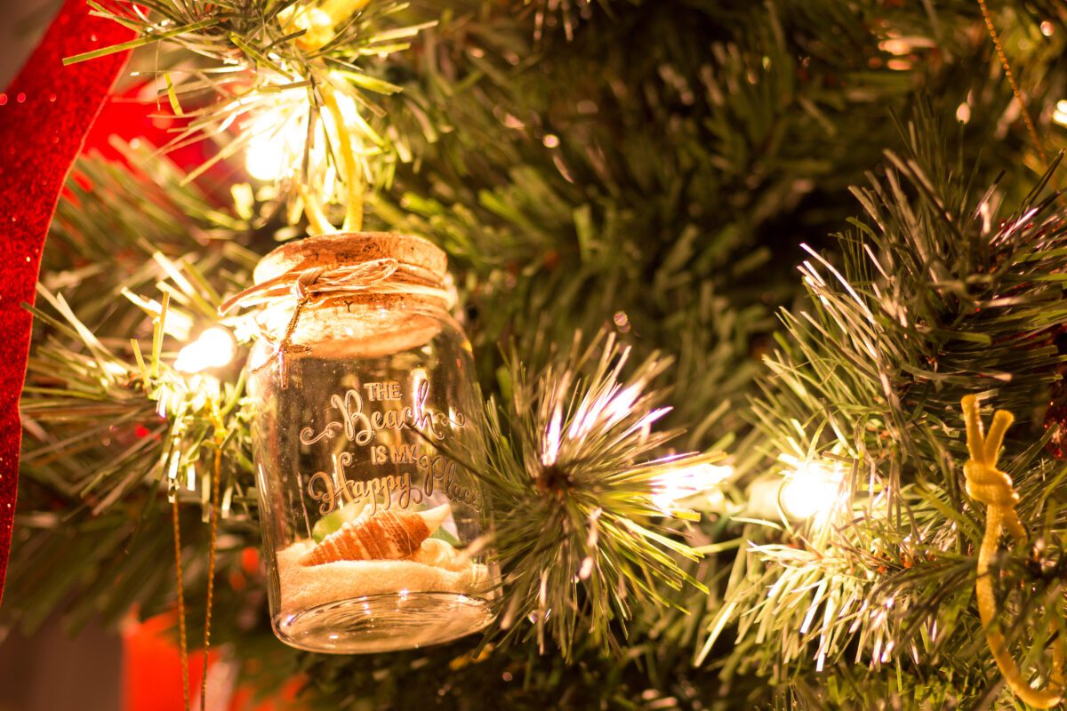 Mason jar Christmas ornament